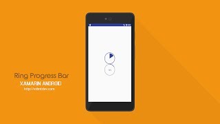 Xamarin Android Tutorial - Ring Progress Bar