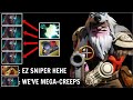 MACHINE GUN IS BACK! Crazy Fast Pirate Hat + Mjollnir Sniper vs Mega-Creeps Epic Comeback Dota 2