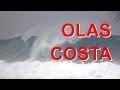 Recopilación TOP Olas gigantes - Ola chocando contra la costa