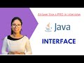 Interview question | Interface in java | Answer like a PRO