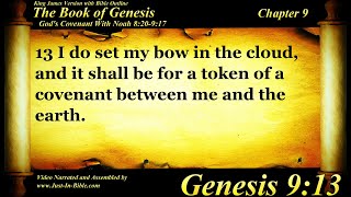 Genesis Chapter 9 - Bible Book #01 - The Holy Bible KJV Read Along Audio/Video/Text