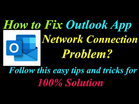 How to Fix Outlook App Network Connection Problem in Android | Outlook Internet Connection Error