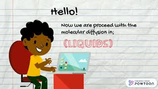 Mass Transfer Through Molecular Diffusion in Gas, Liquid and Solid.