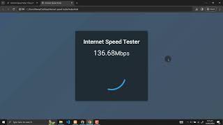 Internet Speed Tester Using HTML, CSS and JavaScript with Source Code
