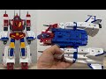 Transformers haslab legacy star saber transformation process tutorial video large bot to V jet