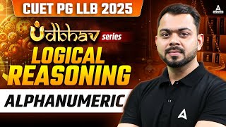 Logical Reasoning Alphanumeric series For CUET PG LLB 2025 | CUET PG LLB Logical Reasoning