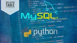 Python MySQL- the ALTER Table command