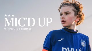 MIC'D UP | The captain of the U13 wears a microphone against PSG | Now on MAUVE TV