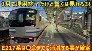 【運用しないのに残留？！】E217系の今後が判明したけど意外すぎる結末になっていた…