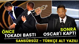 Will Smith Punched Chris Rock Before Winning an Oscar - Uncensored - Turkish Sub