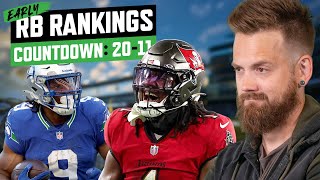 Early RB Rankings Countdown: 20-11, Old & (NOT) Busted | Fantasy Football 2024 - Ep. 1568