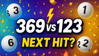 Pick 3 Lottery Strategy: 369 vs 123 — Catch the Next Hit?! 🎯🎯🎯