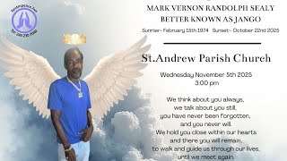 Live Stream of Funeral Service for Mark Vernon Randolph Sealy aka "Jango"