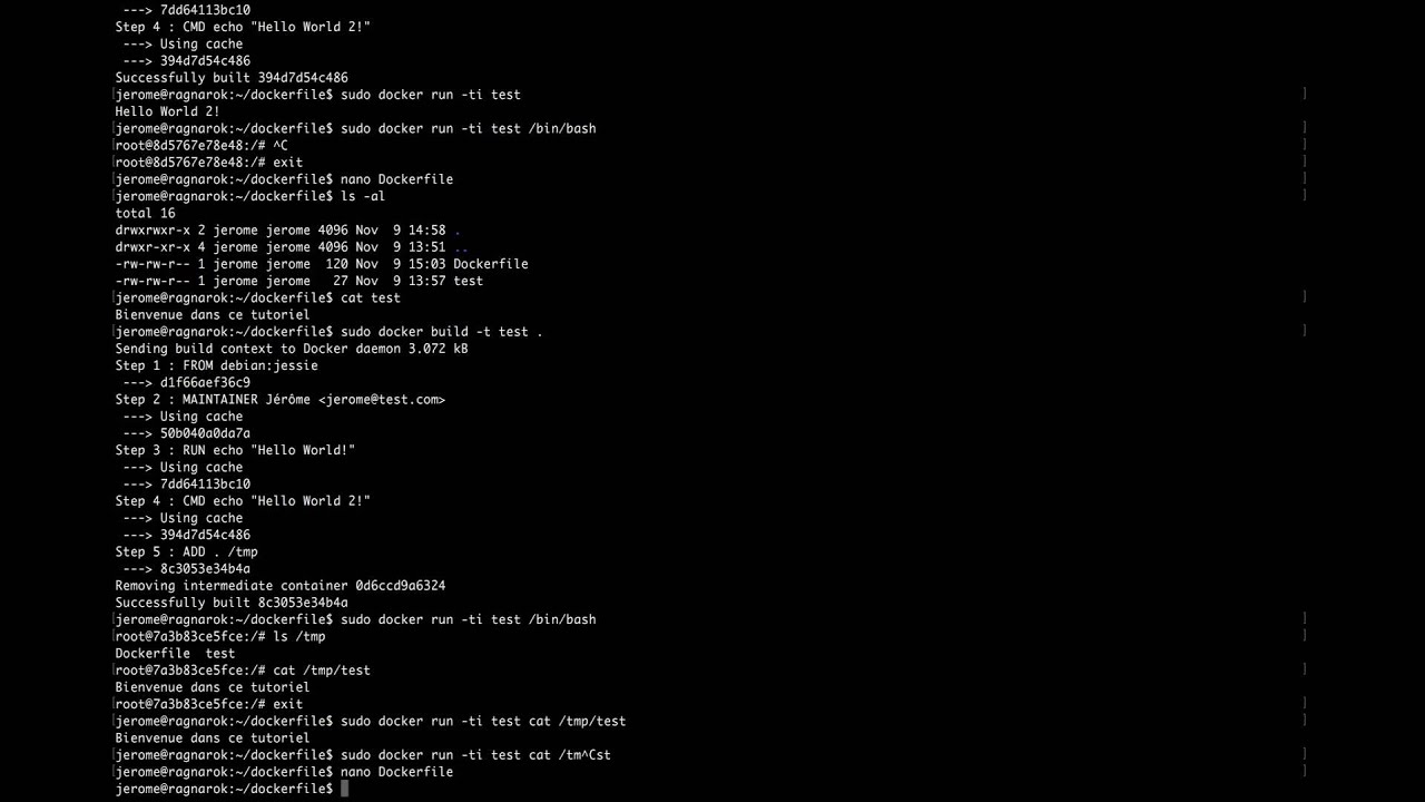 Docker Dockerfiles Youtube