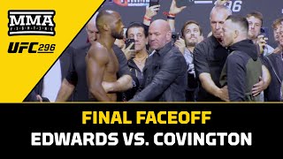 Leon Edwards vs. Colby Covington FINAL FACEOFF | UFC 296 | MMA Fighting