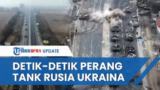 Detik-detik Perang Tank Rusia dan Ukraina di Jalanan, Penyembur Api Hancurkan Lapis Baja Rusia