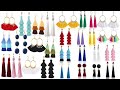 Silk thread earrings | Handmade silk thread jewellery art and craft