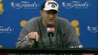 Brian Scalabrine's Hilarious Game 6 Press Conference