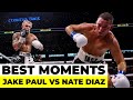 Jake Paul vs Nate Diaz Full Fight | Highlights #jakepaul