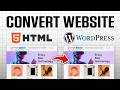 How To Convert HTML to WordPress in Minutes (No Coding Required)
