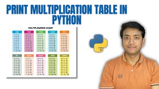 Print Multiplication table in Python TOP MOST PYTHON INTERVIEW QUESTION SERIES| Linkedin Post|