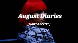 August Diaries [slowed-reverb]new lofi song🎵 #lofimusic