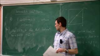 Calculus I Review For Exam 1 (Part 4): Intermediate Value Theorem