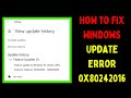 How to Fix Windows Update Error 0x80242016 on Windows 11
