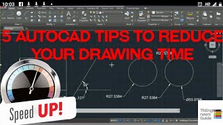 Five AutoCAD Tips/Command To Speed Up Your Drawing in 2020 ⏩⏩