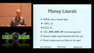 [DEFCON 20] New Techniques in SQLi Obfuscation: SQL Never Before Used in SQLi
