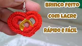 Brinco rápido e fácil com lacre de latinha/Ganhe dinheiro com crochê!