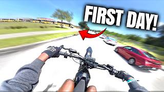 I Took My 90 MPH E-Bike to School!