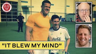 JJ Watt on Meeting Messi “HE’S HALF MY SIZE... THE DUDE IS TINY.”