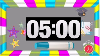 5 Minute Countdown Timer With Music for Kids |Music|