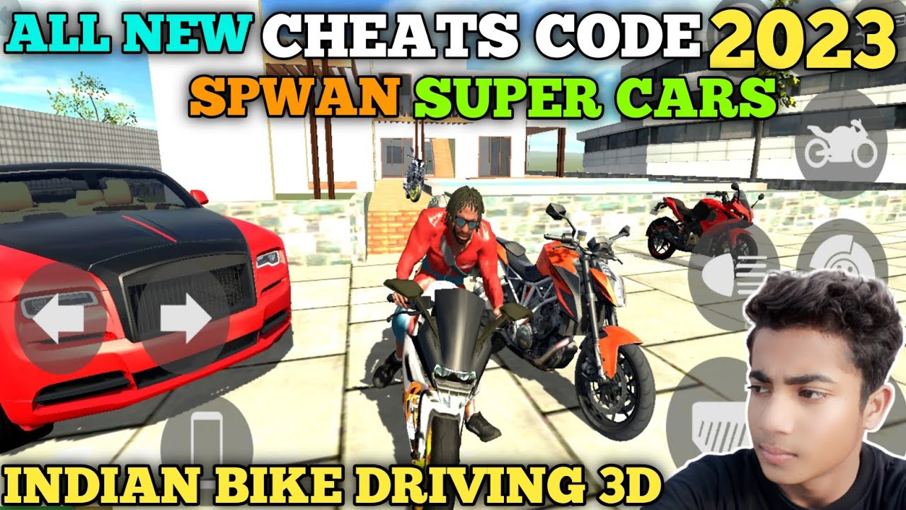 ALL NEW CHEATS CODES INDIAN BIKE DRIVING 3D | NEW UPDATE CHEATS CODE ...