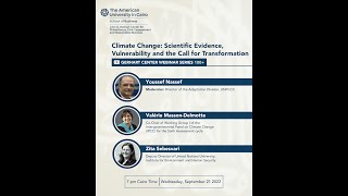Session #101: "Climate Change: Scientific Evidence, Vulnerability and the Call for Transformation"