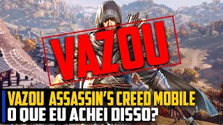 VAZOU Assassin's Creed MOBILE, o que EU ACHEI?