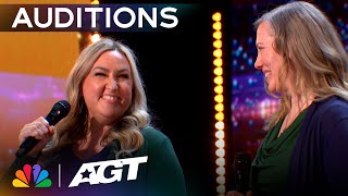 Two Moms United By One Heart brings the "MOST MAGICAL moment" | Auditions | AGT 2023