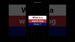 A watchdog timer? A monitor system for Microcontrollers. #microcontroller #arduino #linux #cpu