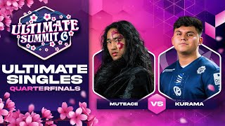 MuteAce vs Kurama - Quarterfinals Ultimate Summit 6 - SSBU Singles | Peach vs Mario