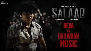 Deva vs Bailwaan BGM | Music Ravi Basrur | Prabhas | PrasanthNeel | VijayKiragandur | Hombale Films
