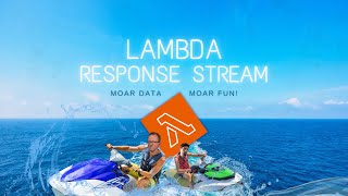 77. How do you use Lambda Response Streaming?