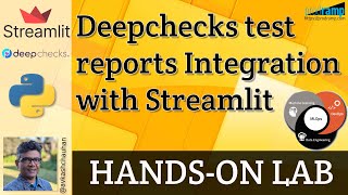 Create Streamlit data validation app with Deepcheckes test suites and pandas-profling reports