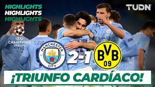 Highlights | Man City 2-1 Dortmund | Champions League 2021 - Cuartos Ida | TUDN
