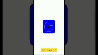 Alphabet drawing in python turtle - Letter G