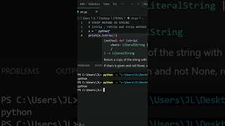 Python Strip String Method | python tutorial for beginners
