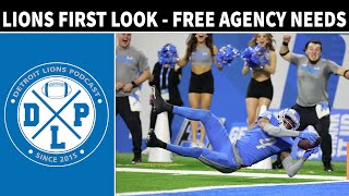 Detroit Lions First Look At Free Agency | Detroit Lions Podcast