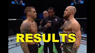 Conor McGregor vs Dustin Poirier REACTIONS & Results (UFC 257)