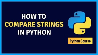 How to Compare Strings in Python | Python Tutorial for Beginners | @AiHintsHindi
