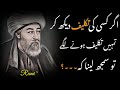 JAB INSAN BILKUL KHAMOSH HO JAYE | RUMI QUOTES-  محمد جلال الدین رومی